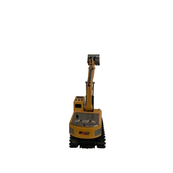 Remote Control Excavator Toy Working Arm Tracks Power Construction Yellow Black - Picture 6 of 12